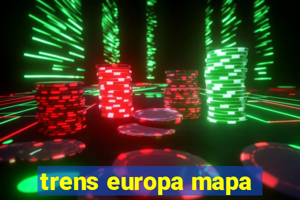 trens europa mapa